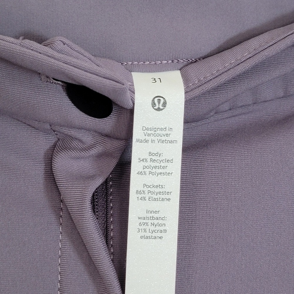 Lululemon Warpstreme High-Rise 7/8 Jogger Dusky Lavender 31 W5EAOS‎ EUC Trouser - Picture 15 of 16